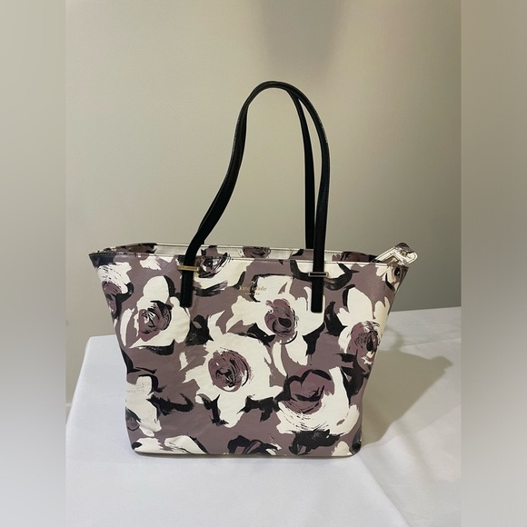 💕 Kate Spade Floral Design Tote EUC ❤️ 👜 - Picture 6 of 10